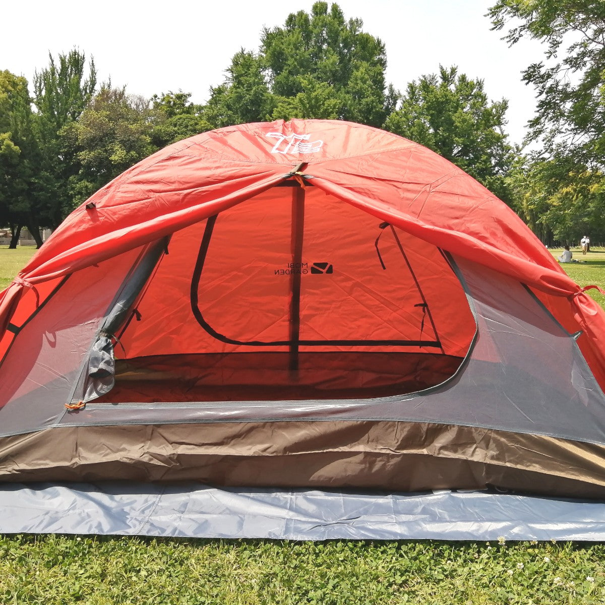 MOBI GARDEN キャンプテント 2-3人用 超軽量 バックパッキングテント ハイキングやサイクリング用 フットプリント 軽量 
