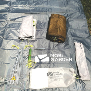テント キャンプ MOBI GARDEN モビガーデン LIGHT KNIGHT 1/1 1人用 軽量 ソロ ソロテント  mobi garden