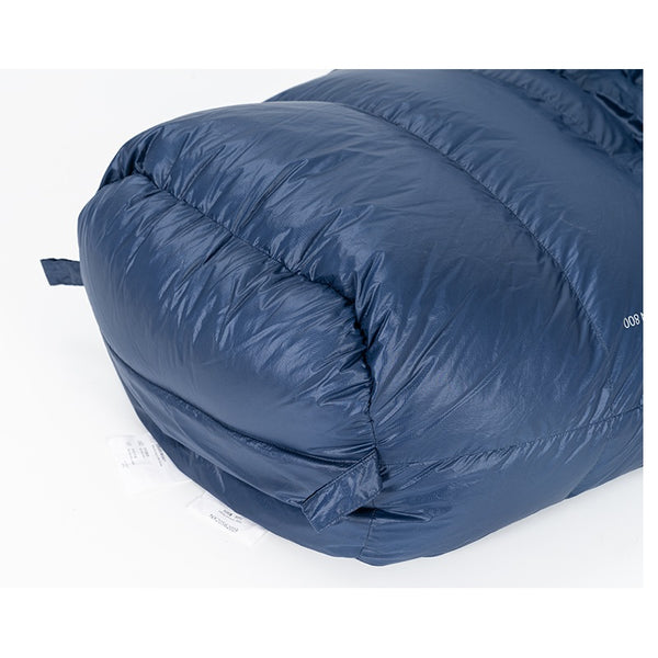 人工的に開発されたの様な素材キャンプ ふわふわ　2個セット　寝袋−10℃ 人工ダウンワイド　ネイビー
