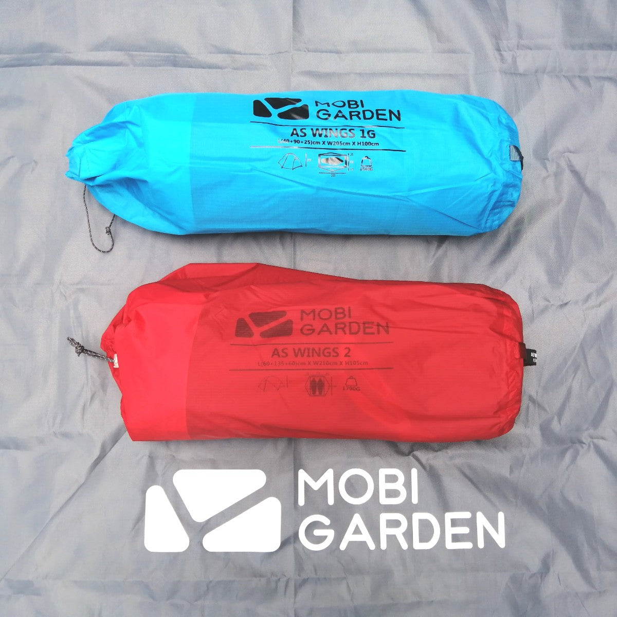 テント キャンプ MOBI GARDEN モビガーデン AS WINGS 1G（基本版）/ 1（軽量版）1人用 軽量 ソロキャンプ ソロテント