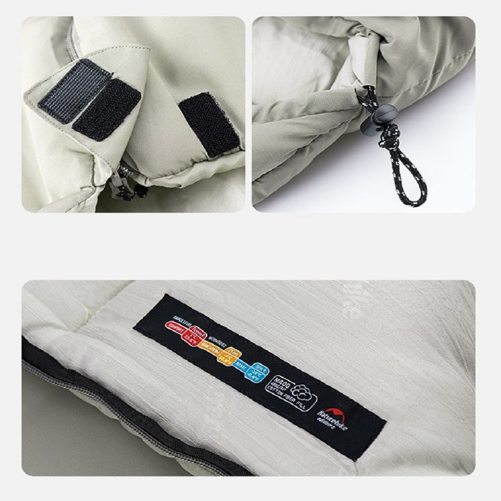 【NatureHike】M400　封筒型寝袋  1℃対応